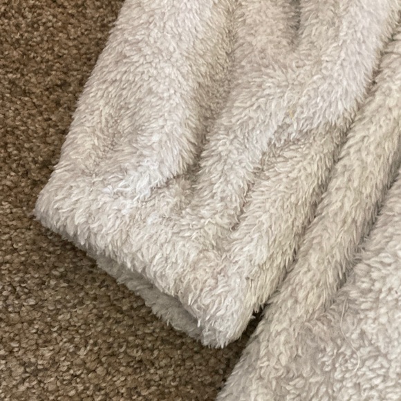 Cozy Red and Black Plaid Sherpa Sweatshirt (Handmade) - Picture 4 of 7